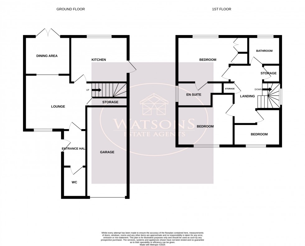 Floorplan for Brookfield Way, Heanor, Derbyshire