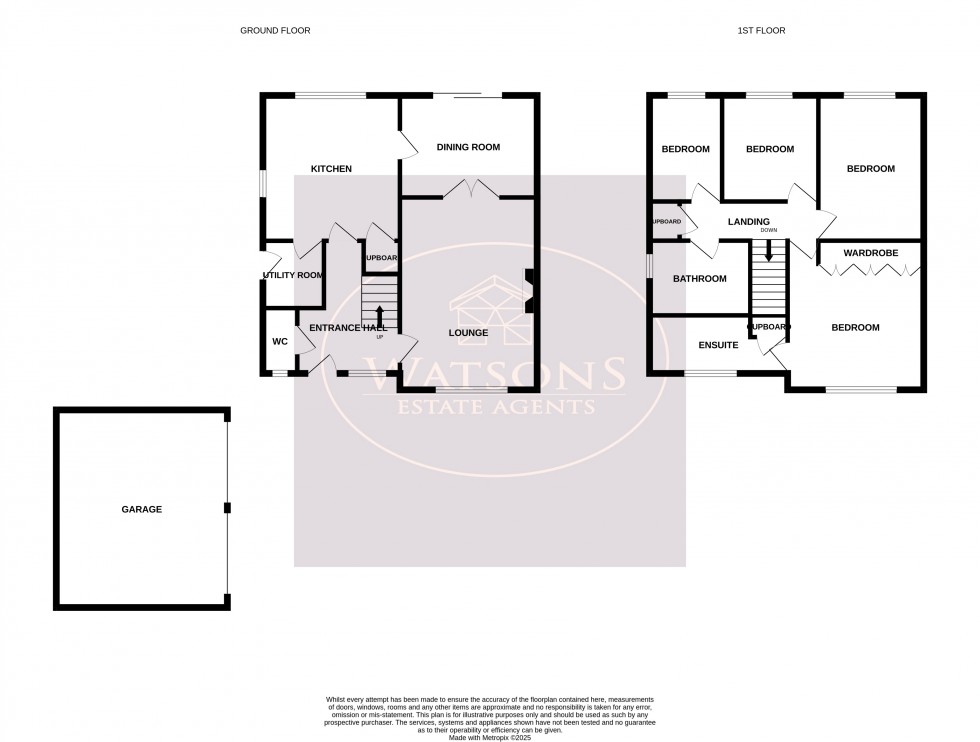 Floorplan for Giltbrook, Nottingham, Nottinghamshire