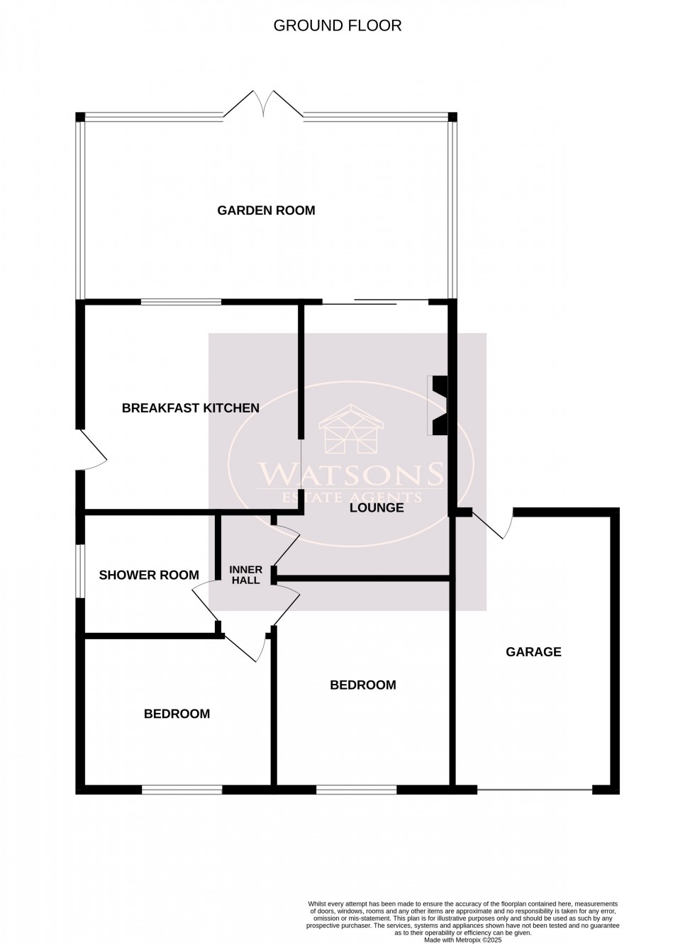 Floorplan for Highfield Way, Ripley, Derbyshire
