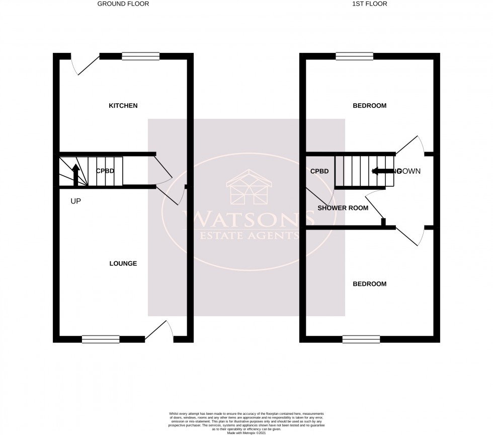 Floorplan for Eastwood, Nottingham