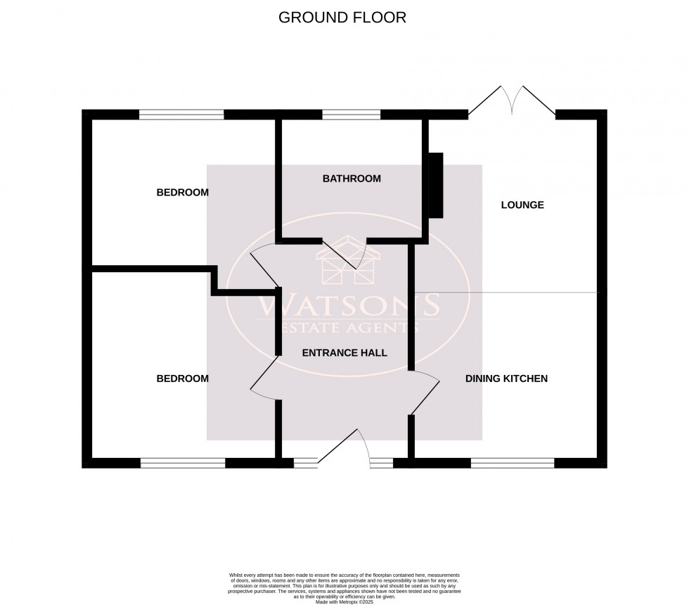 Floorplan for Eastwood, Nottingham