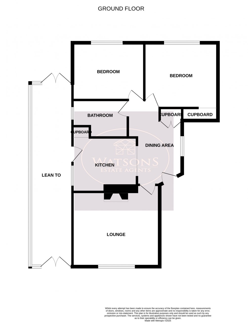 Floorplan for Kimberley, Nottingham