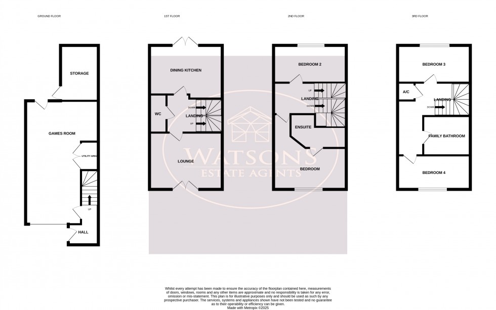 Floorplan for Kimberley, Nottingham