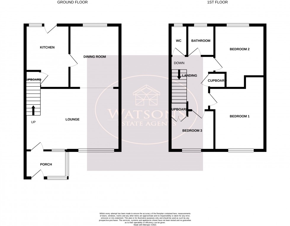 Floorplan for Nuthall, Nottingham