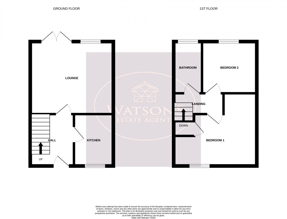 Floorplan for Revill Close, Ilkeston, Derbyshire