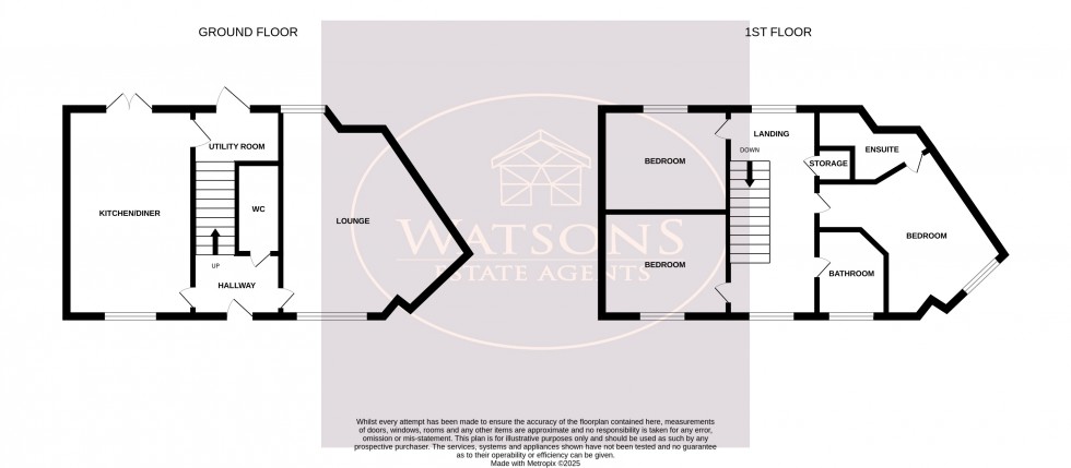 Floorplan for Kirkby In Ashfield, Nottinghamshire