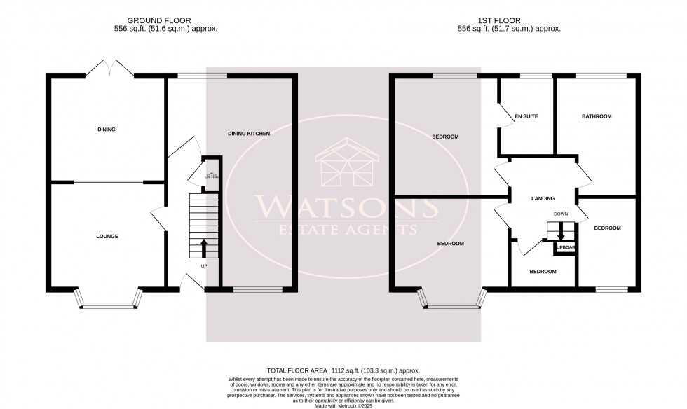 Floorplan for Nuthall, Nottingham