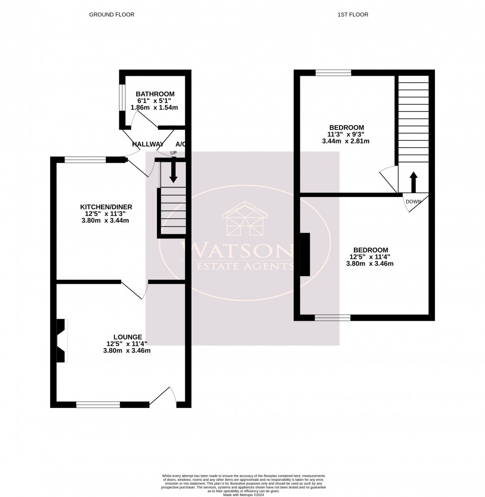 Floorplan for Kimberley, Nottingham