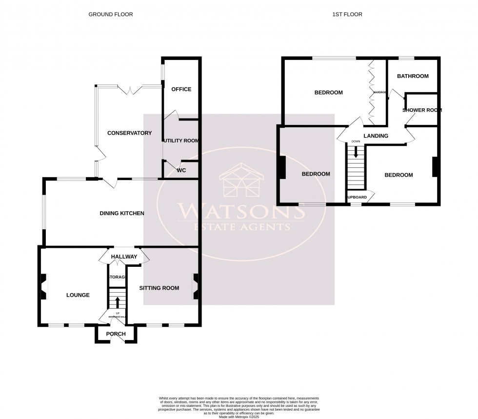 Floorplan for Awsworth, Nottingham