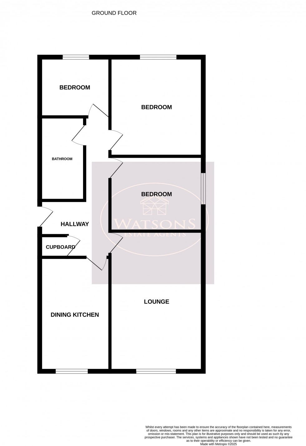 Floorplan for Eastwood, Nottingham
