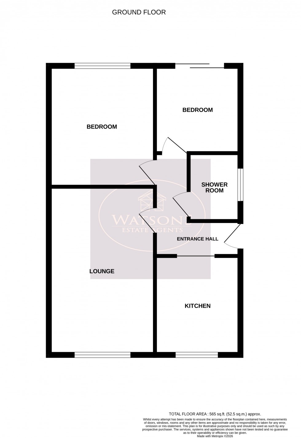 Floorplan for Selston, Nottingham