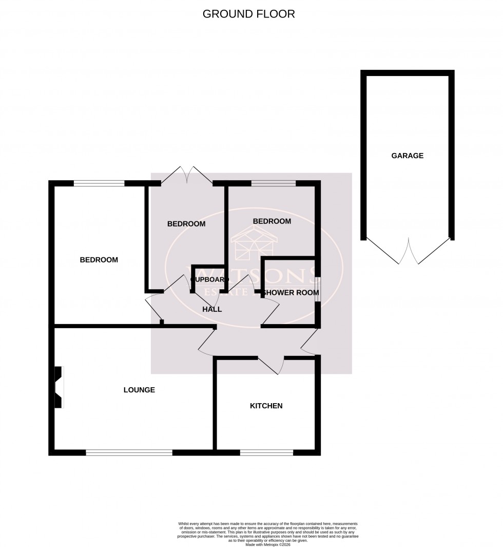Floorplan for Selston, Nottingham