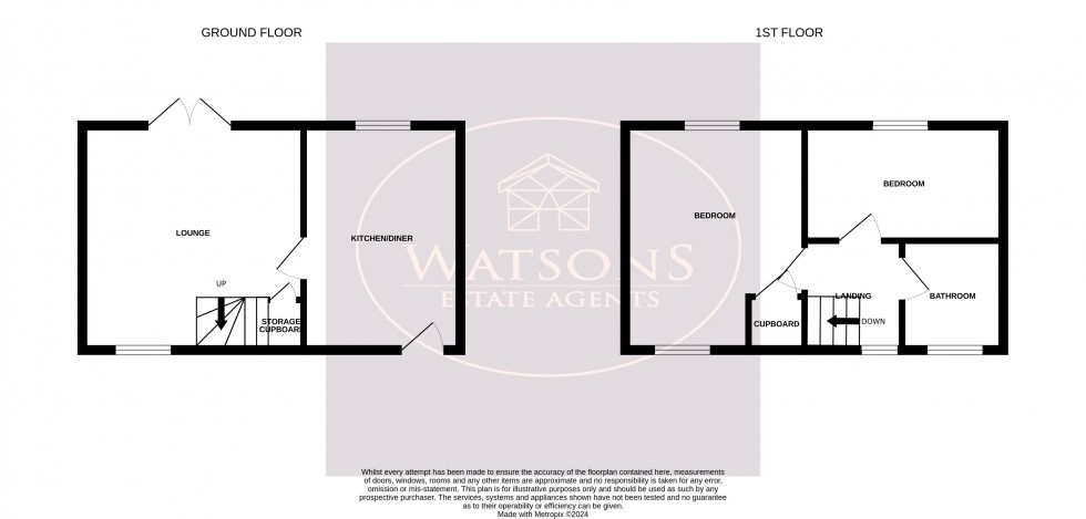 Floorplan for Langley Mill, Nottingham, Derbyshire