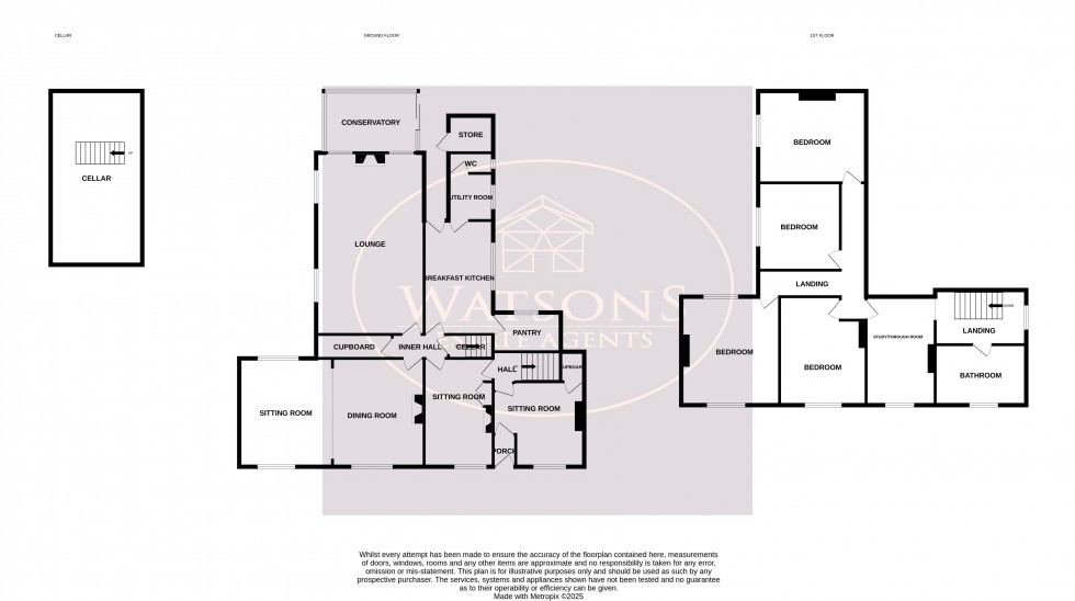 Floorplan for Newthorpe, Nottingham