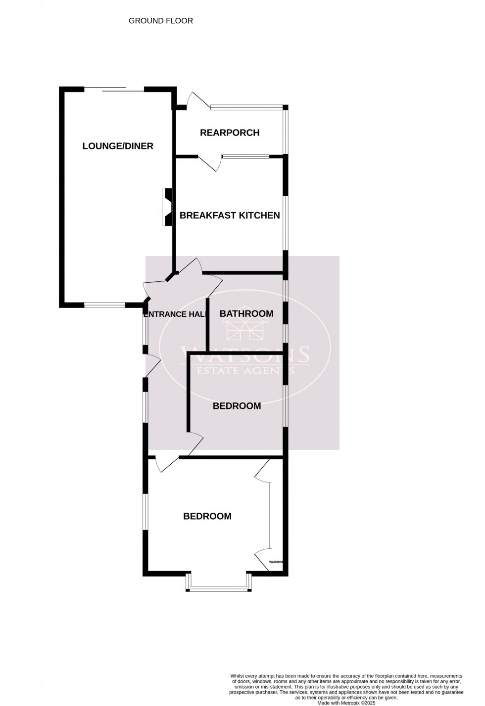 Floorplan for Kimberley, Nottingham