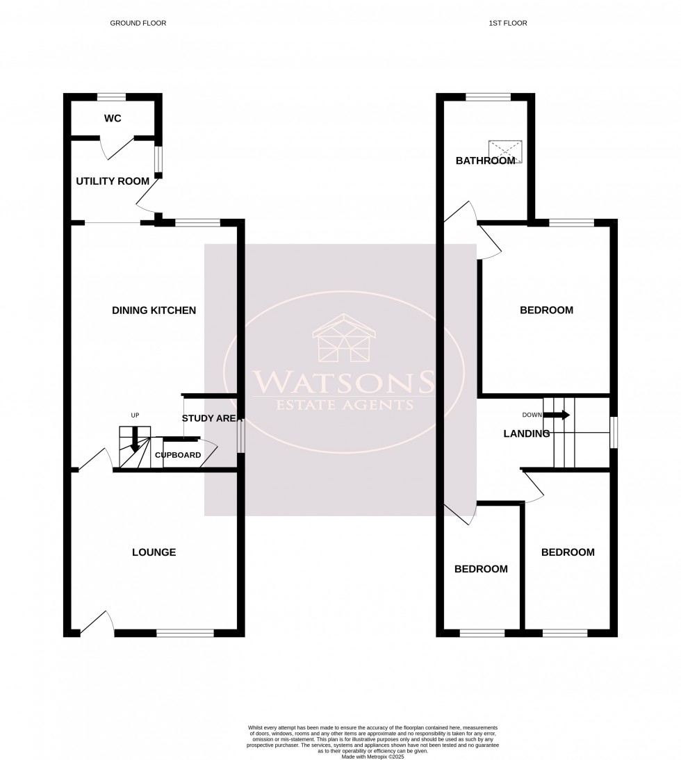 Floorplan for Selston, Nottinghamshire