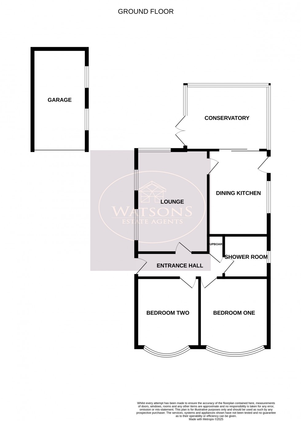 Floorplan for Kimberley, Nottingham