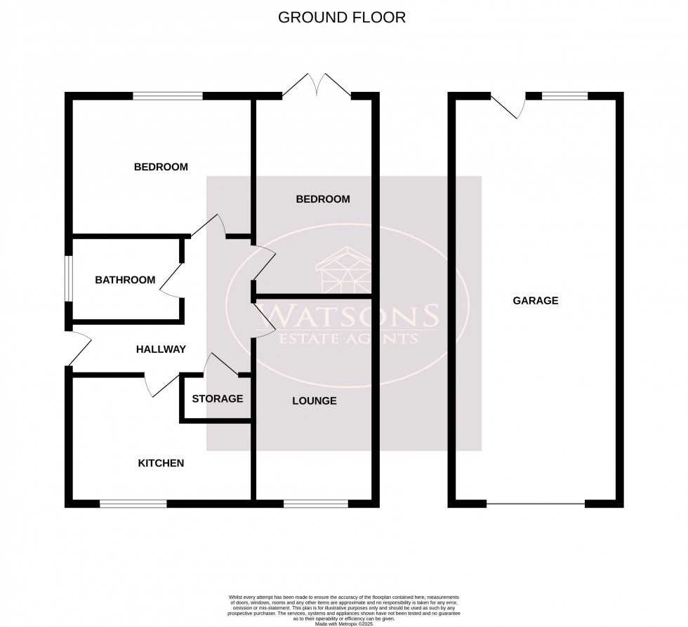Floorplan for Newthorpe, Nottingham