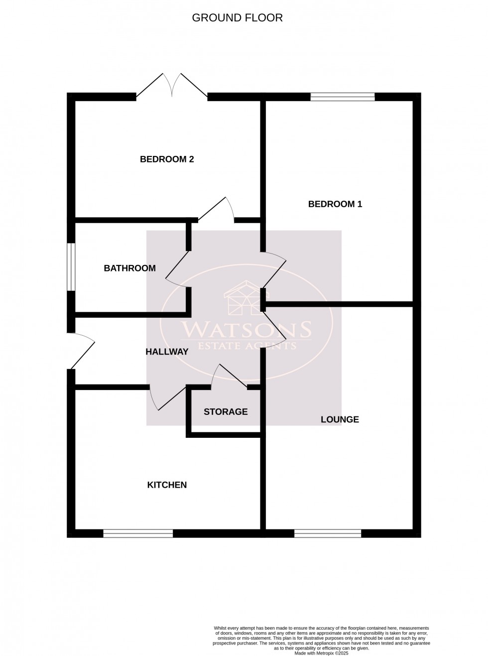 Floorplan for Newthorpe, Nottingham