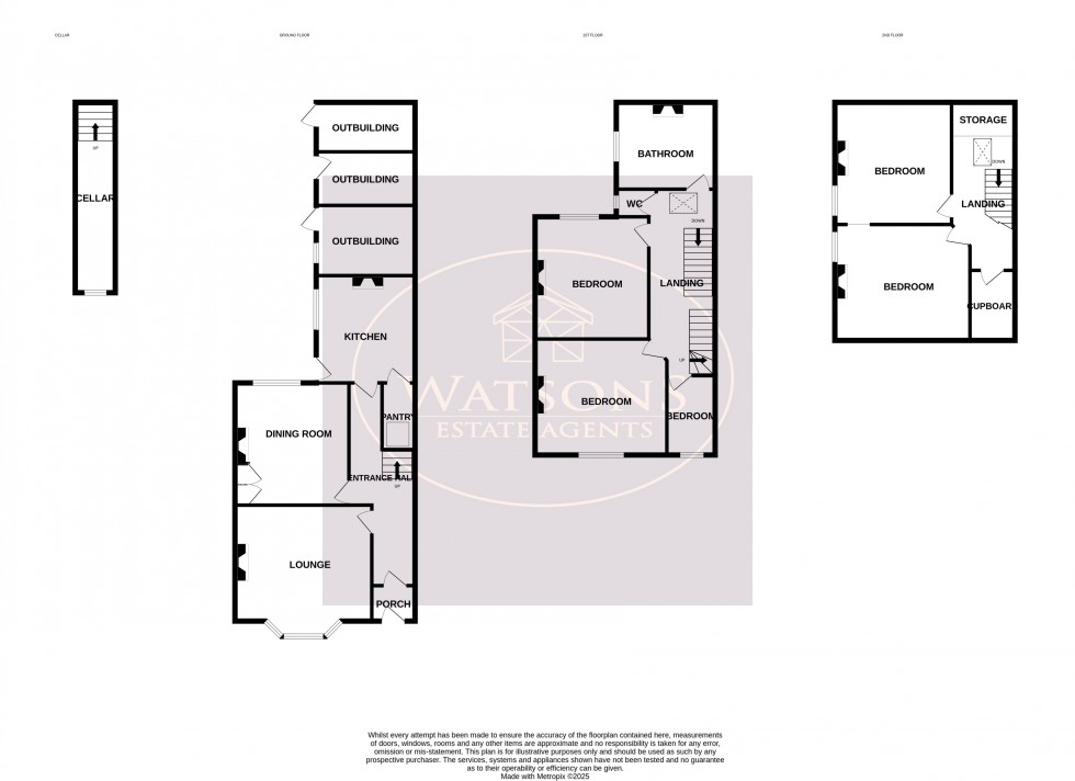 Floorplan for Eastwood, Nottingham