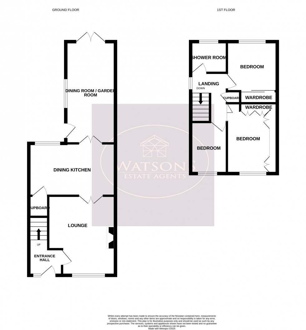 Floorplan for Neston Drive, Nottingham