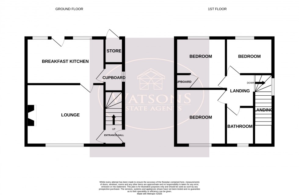 Floorplan for Halstead Close, Nottingham