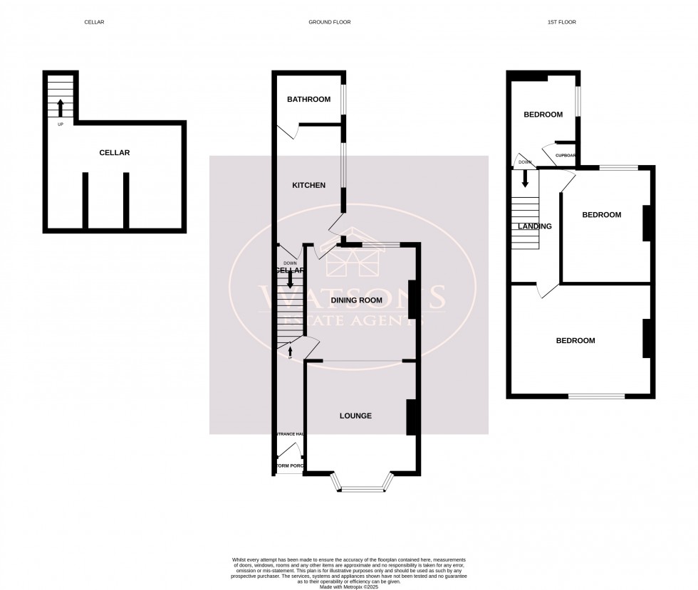 Floorplan for Eastwood, Nottingham