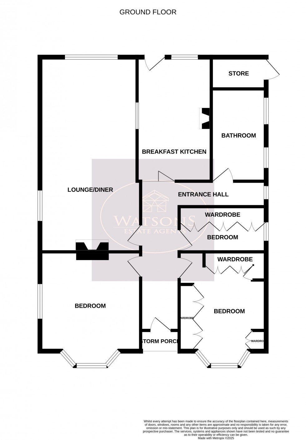 Floorplan for Newthorpe, Nottingham