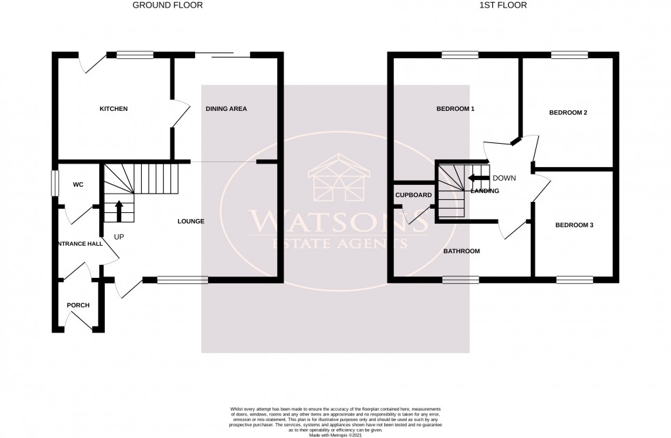 Floorplan for Kimberley, Nottingham
