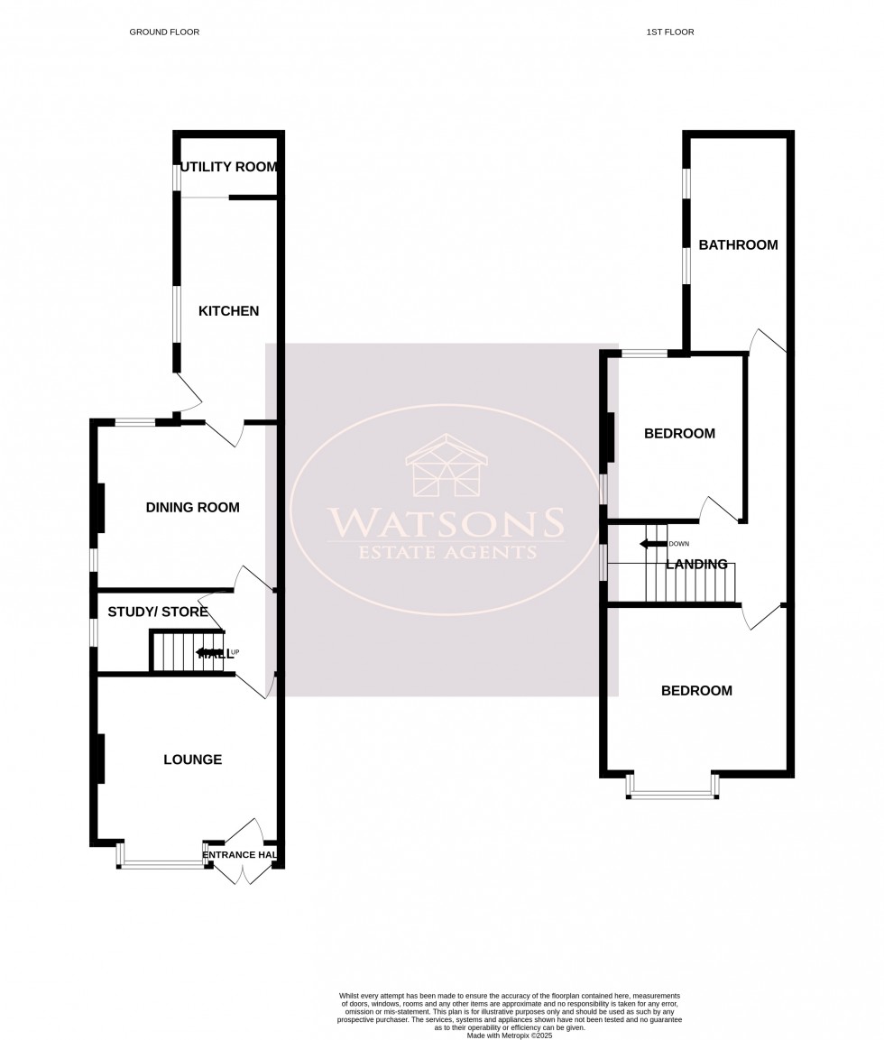 Floorplan for Eastwood, Nottingham