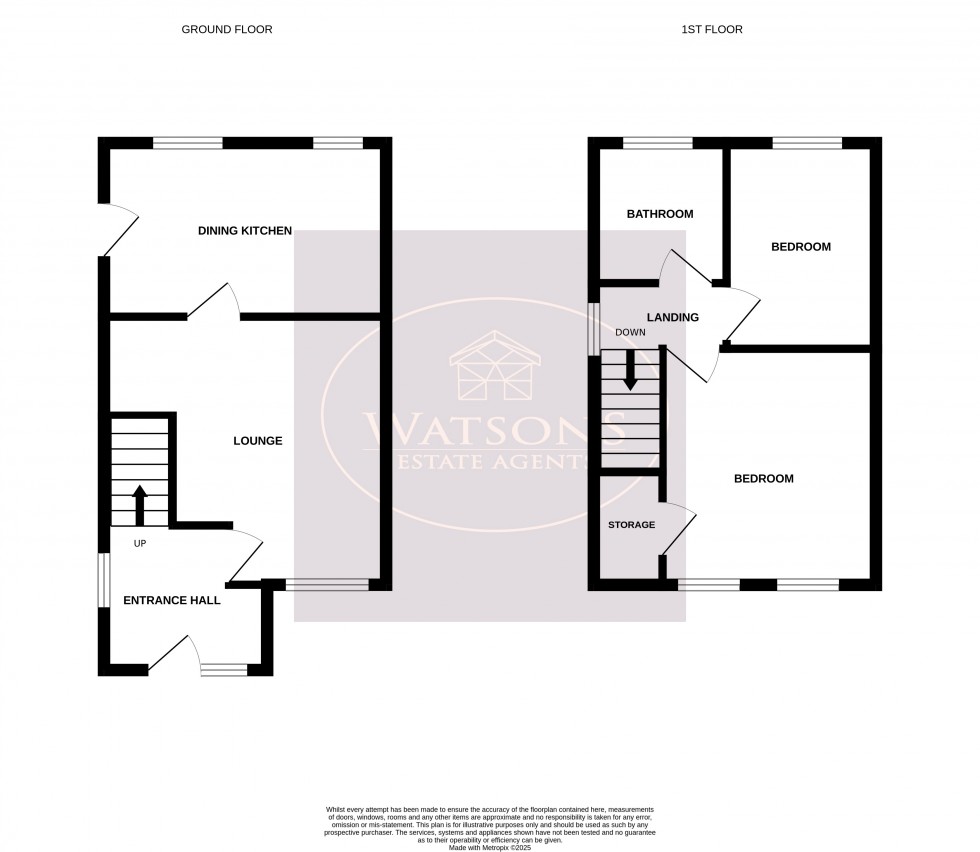 Floorplan for Langley Mill, Nottingham, Derbyshire