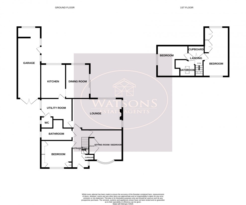 Floorplan for Nuthall, Nottingham