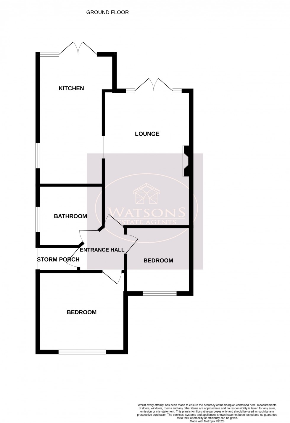 Floorplan for Selston, Nottingham