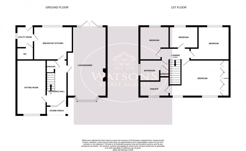 Floorplan for Springfield Drive, Nottingham