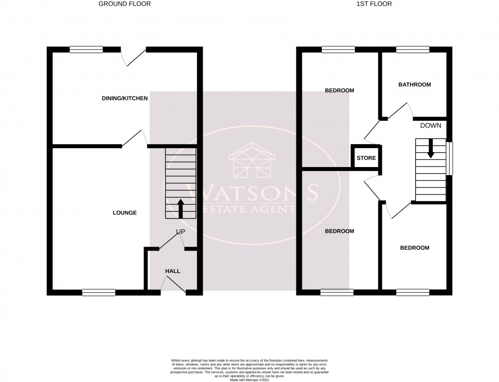 Floorplan for Awsworth, Nottingham