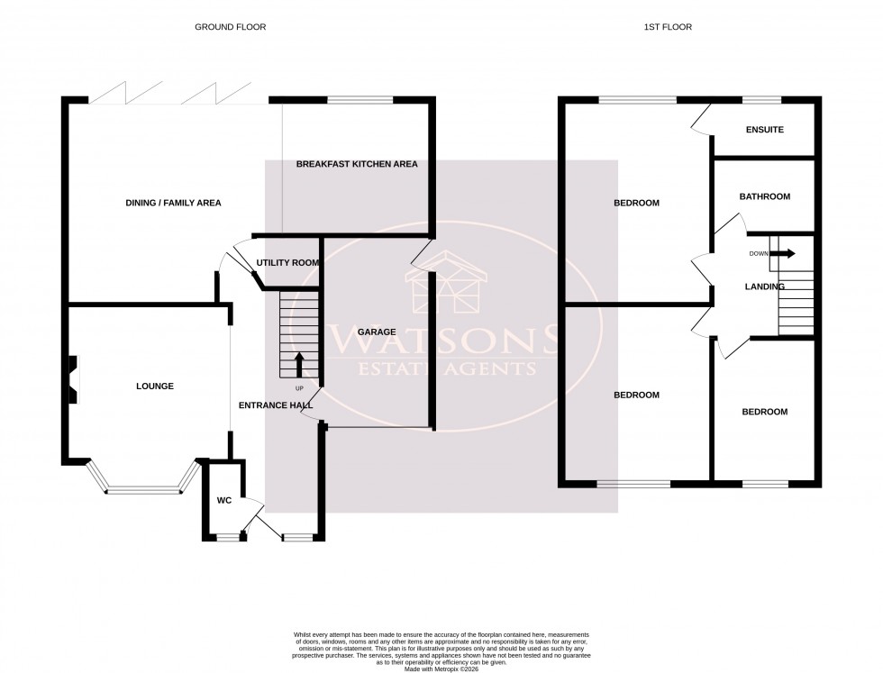 Floorplan for Nuthall, Nottingham