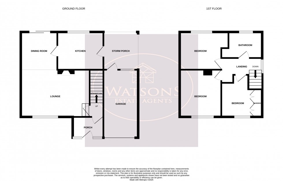Floorplan for Eastwood, Nottingham