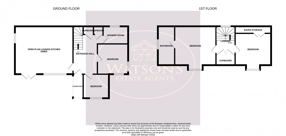 Floorplan for Eastwood, Nottingham