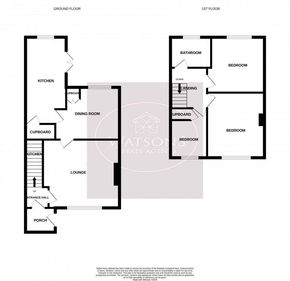 Floorplan for Thistledown Road, Nottingham