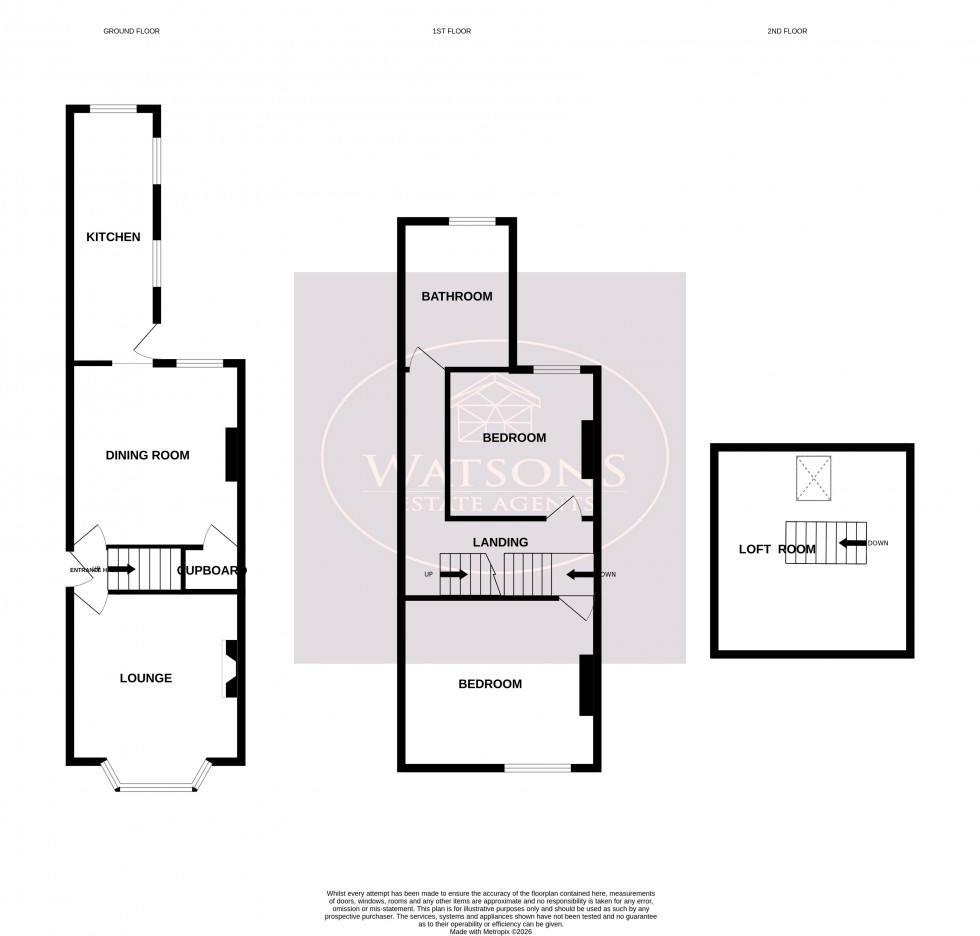 Floorplan for Avenue, Hucknall, Nottingham, Nottinghamshire
