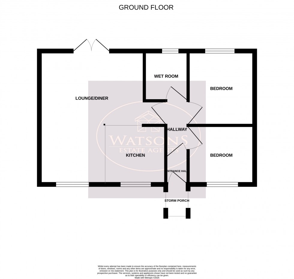 Floorplan for Eastwood, Nottingham