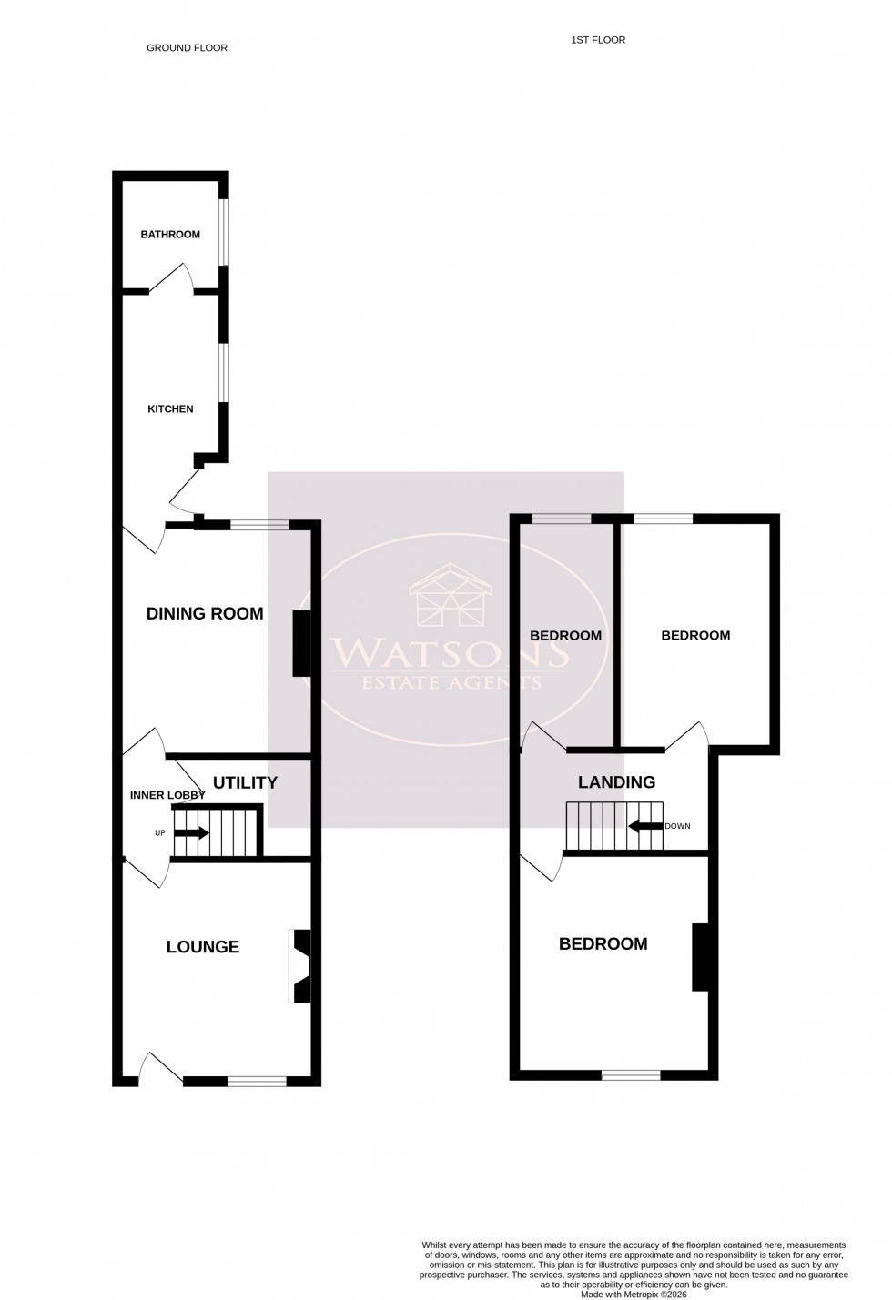 Floorplan for Langley Mill, Nottingham, Derbyshire