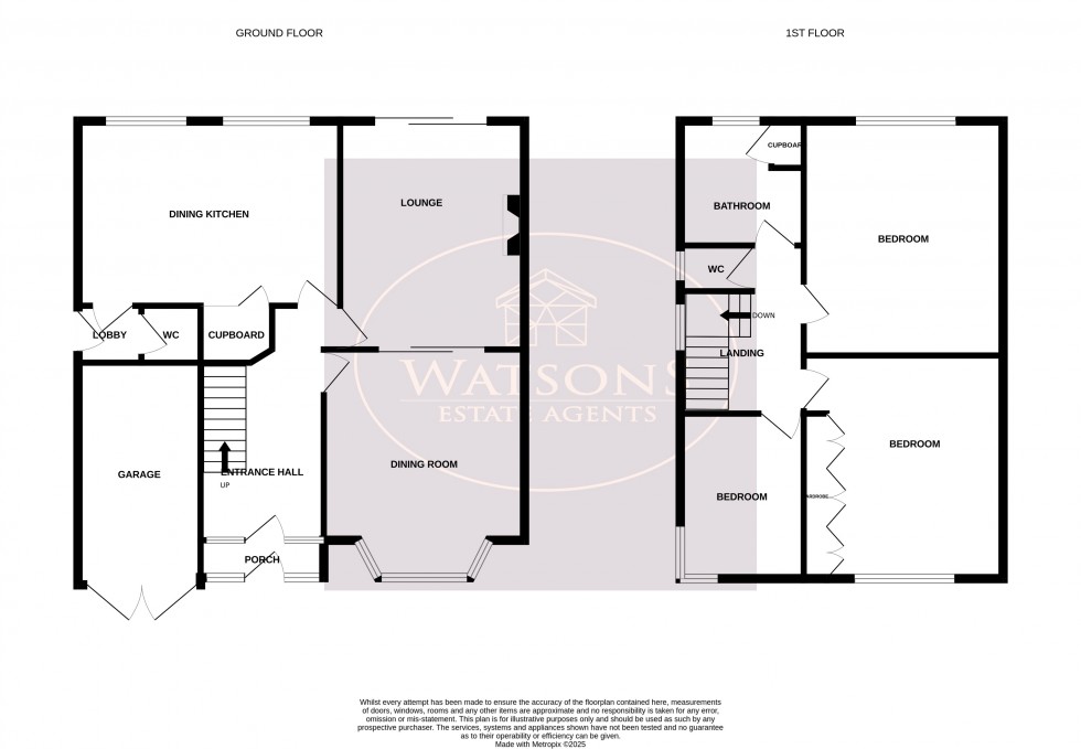 Floorplan for Nuthall, Nottingham