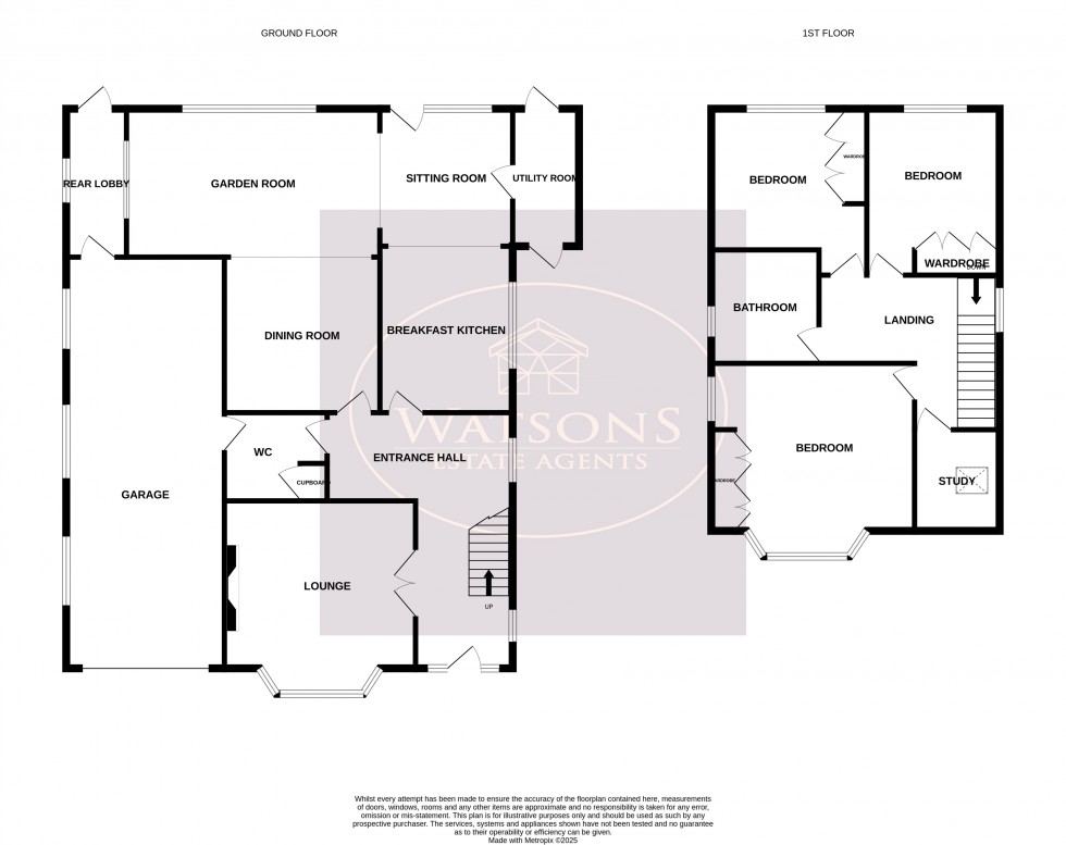 Floorplan for Nuthall, Nottingham