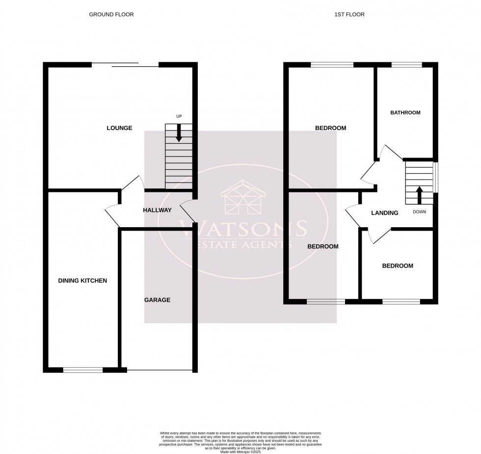 Floorplan for Stoddard Drive, Heanor, Derbyshire