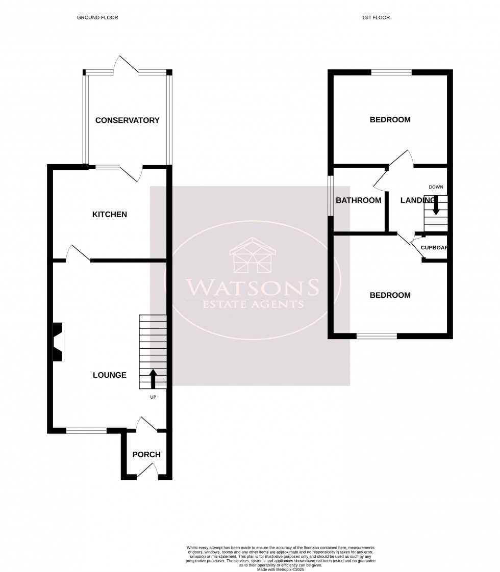Floorplan for Downes Close, Nottingham