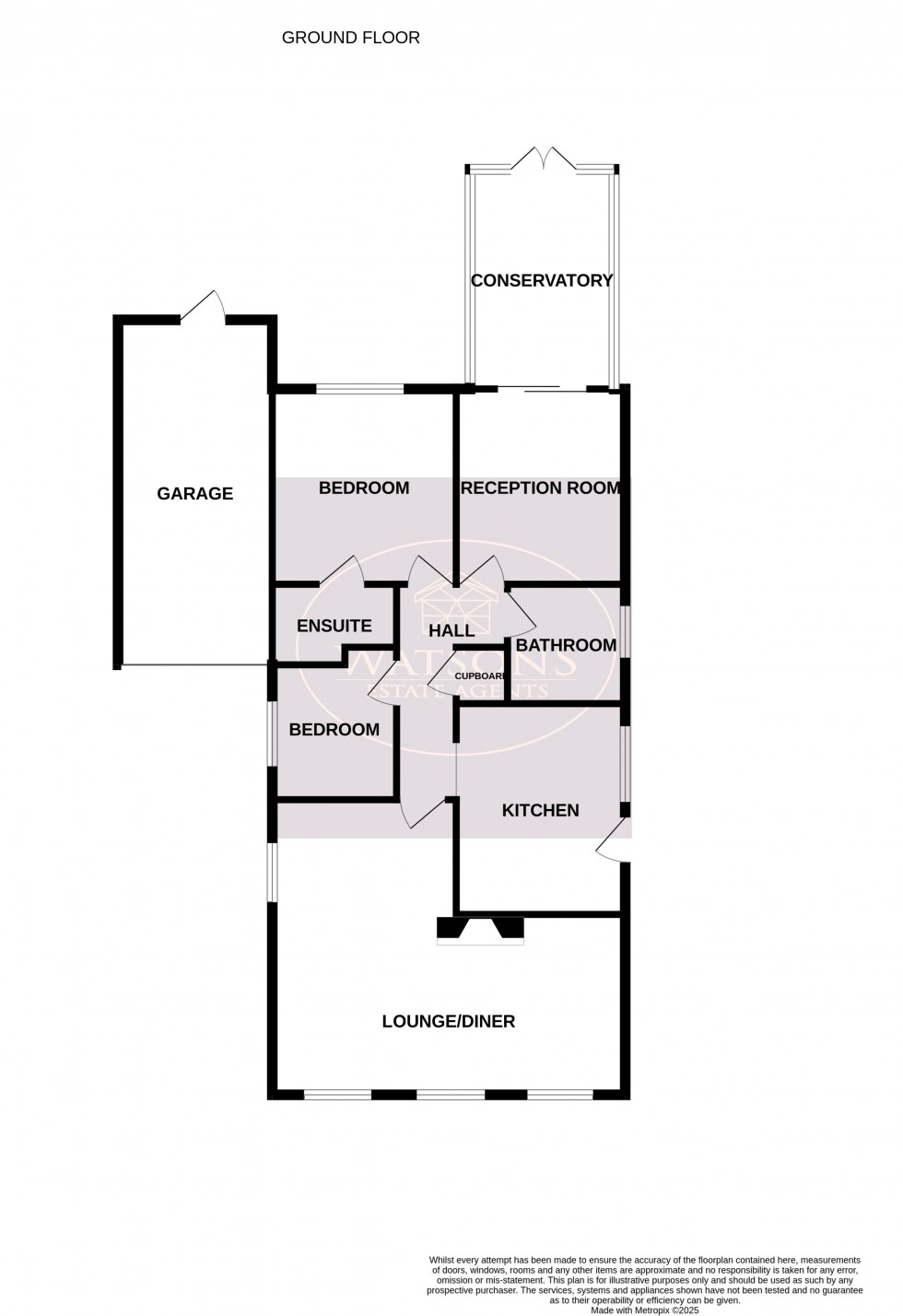 Floorplan for Brinsley, Nottingham