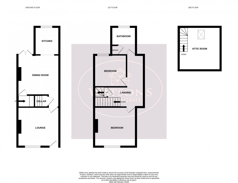 Floorplan for Hucknall, Nottingham