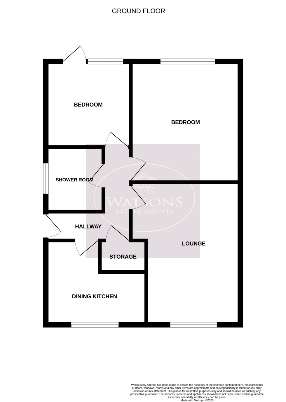 Floorplan for Newthorpe, Nottingham