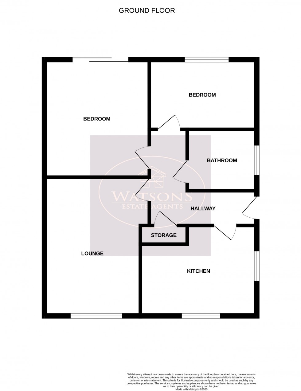 Floorplan for Eastwood, Nottingham